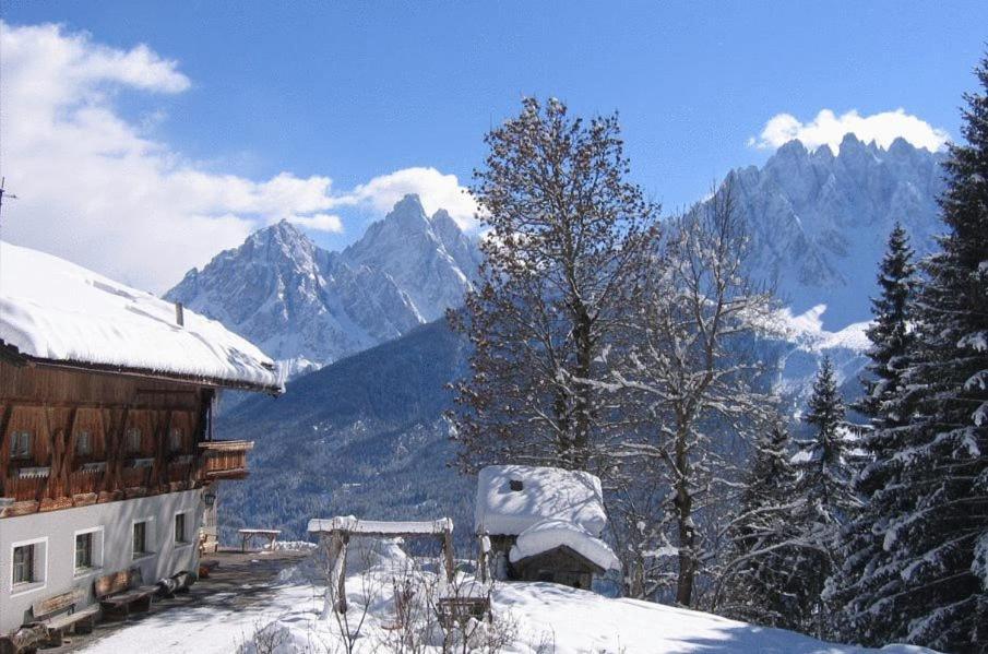 Glinzhof Mountain Natur Resort Agriturismo Сан-Кандидо Экстерьер фото